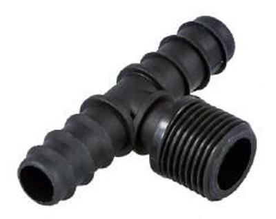 Gota - Te p/ tubo trans. 16mmx3/4"