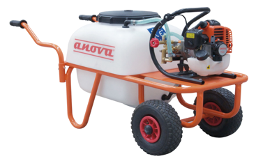 Pulverizador de carrinho 2rodas 2T 26cc 50lts 18bar PC50-2