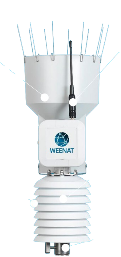 Sensor de temperatura e precipitação (PT)