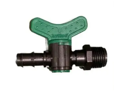 Gota - mini valvula rosca macho p/ tubo 1/2"x 16mm